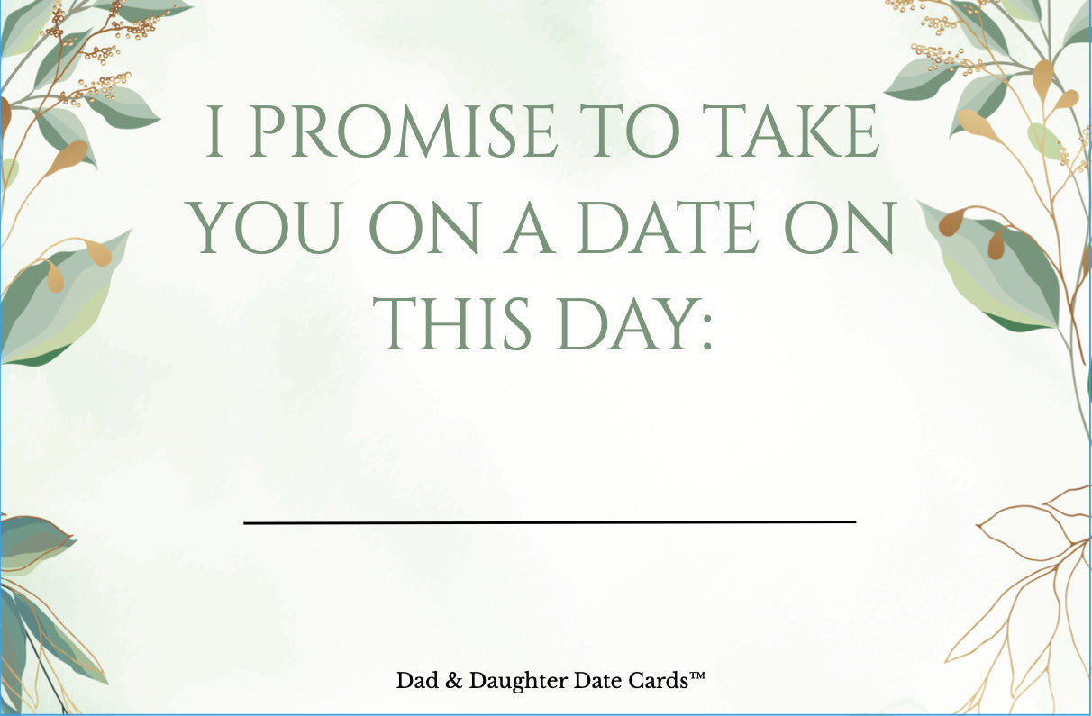 Dad & Daughter Date Cards