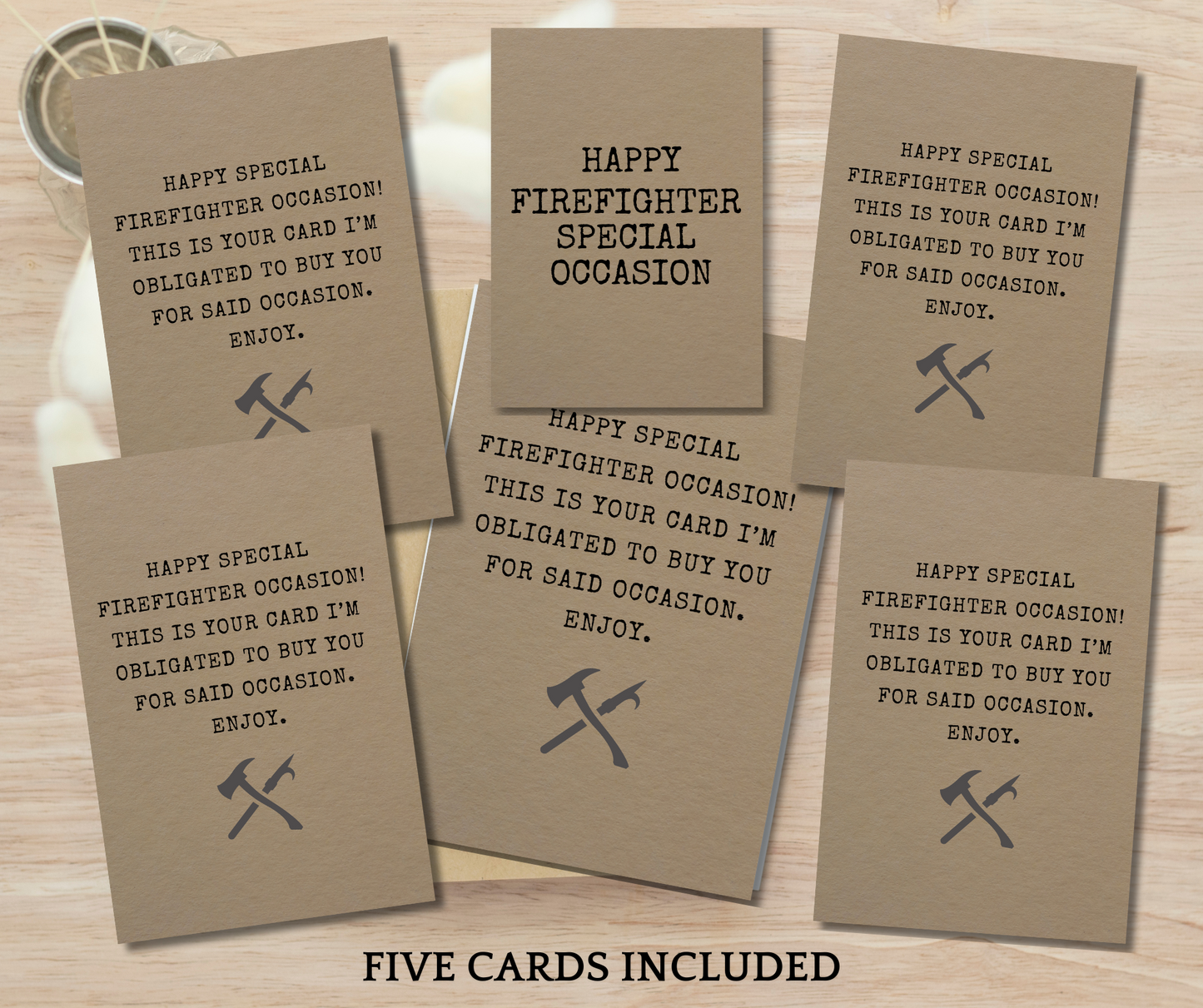 Honest Firefighter Cards